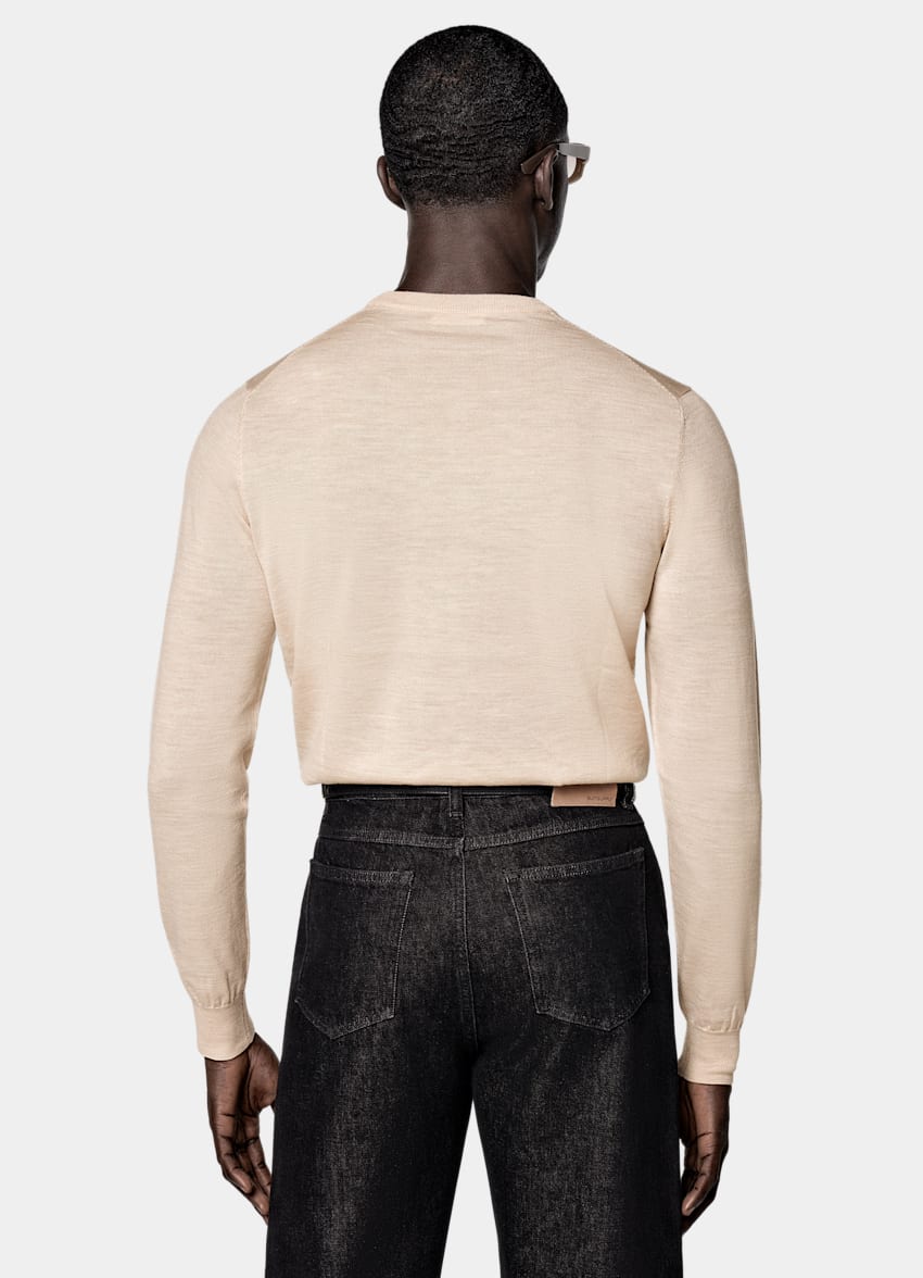 Sand Merino Crewneck