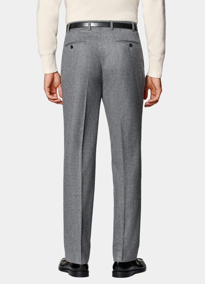 Mid Grey Straight Leg Pants