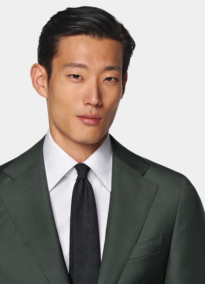 Dark Green Custom Made Suit