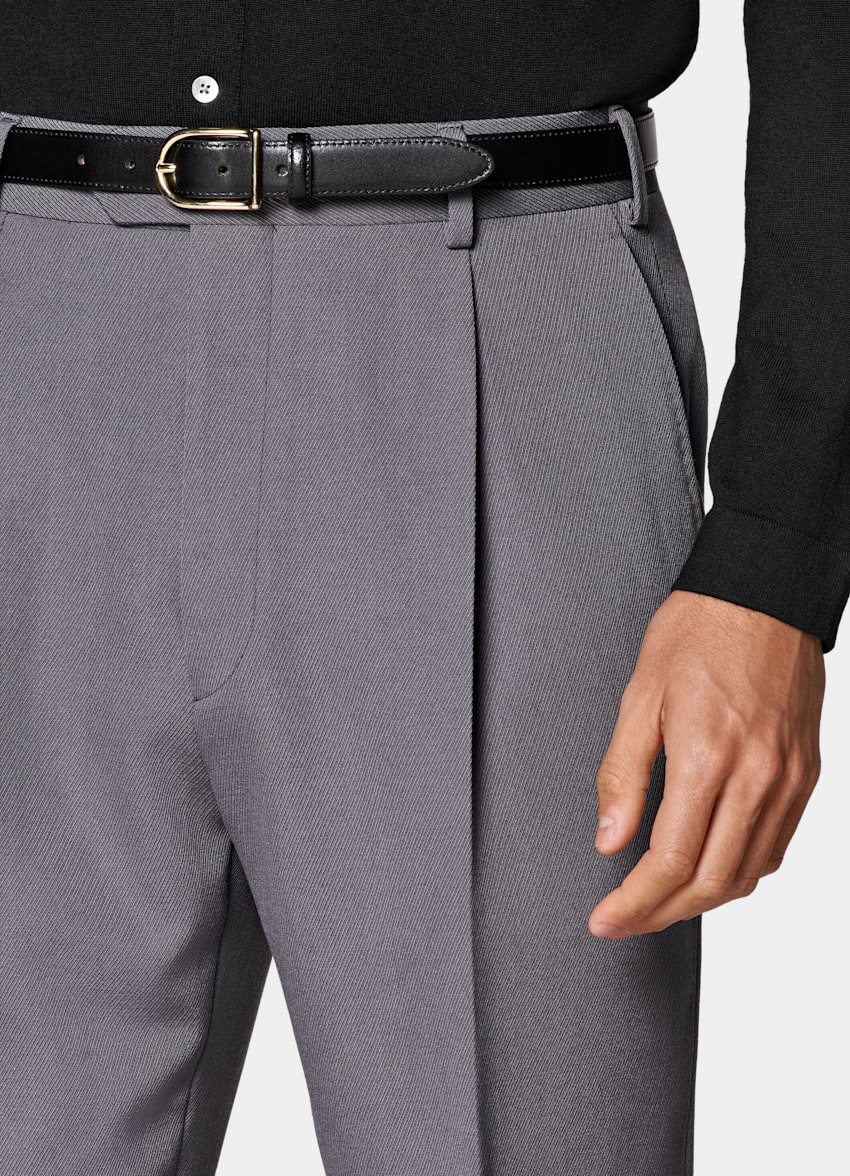 Mid Grey Relaxed Fit Roma Suit