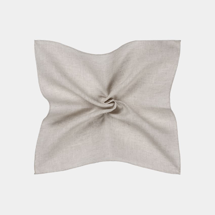 Light Brown Pocket Square