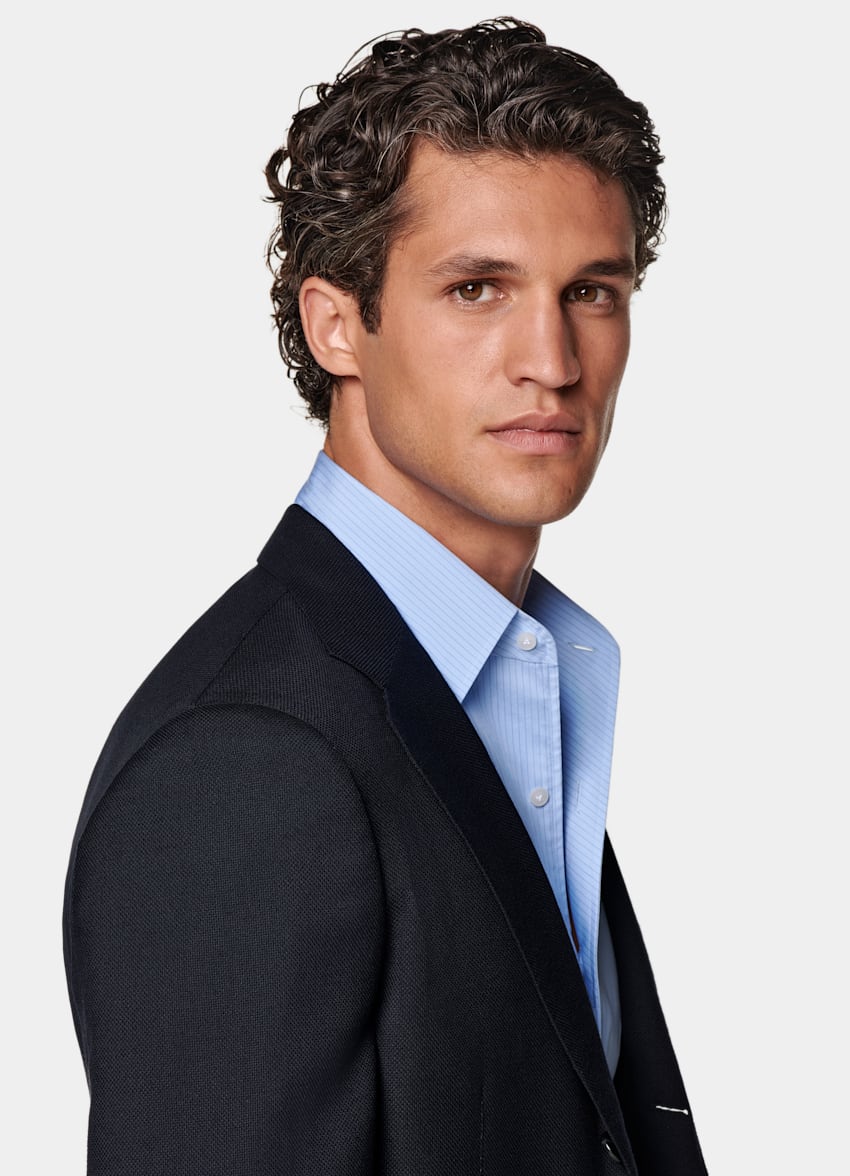 Navy Tailored Fit Havana Blazer