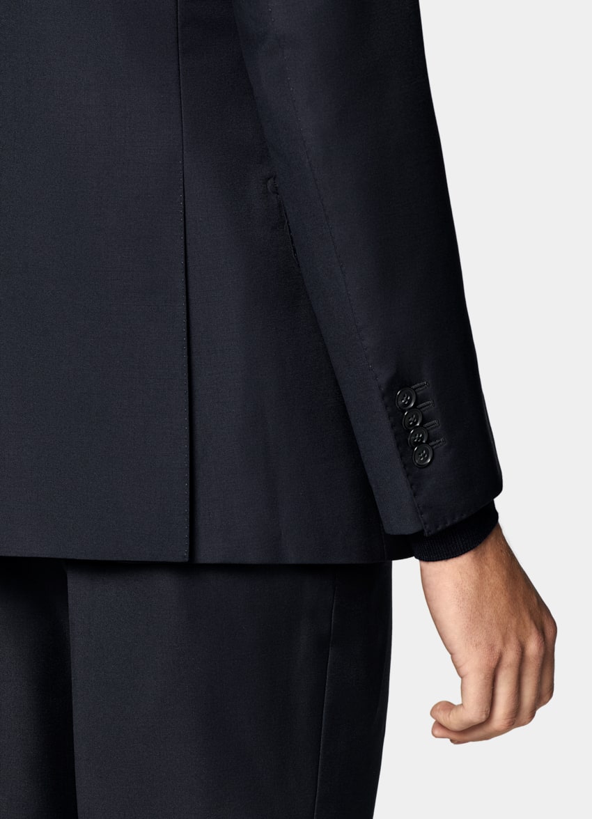 Navy Tailored Fit Havana Suit