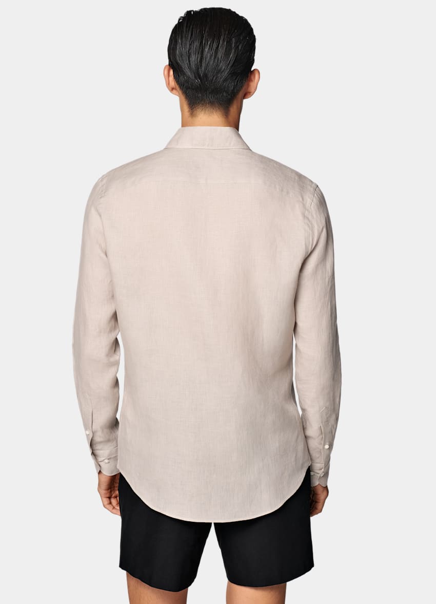 Light Brown Tailored Fit Shirt