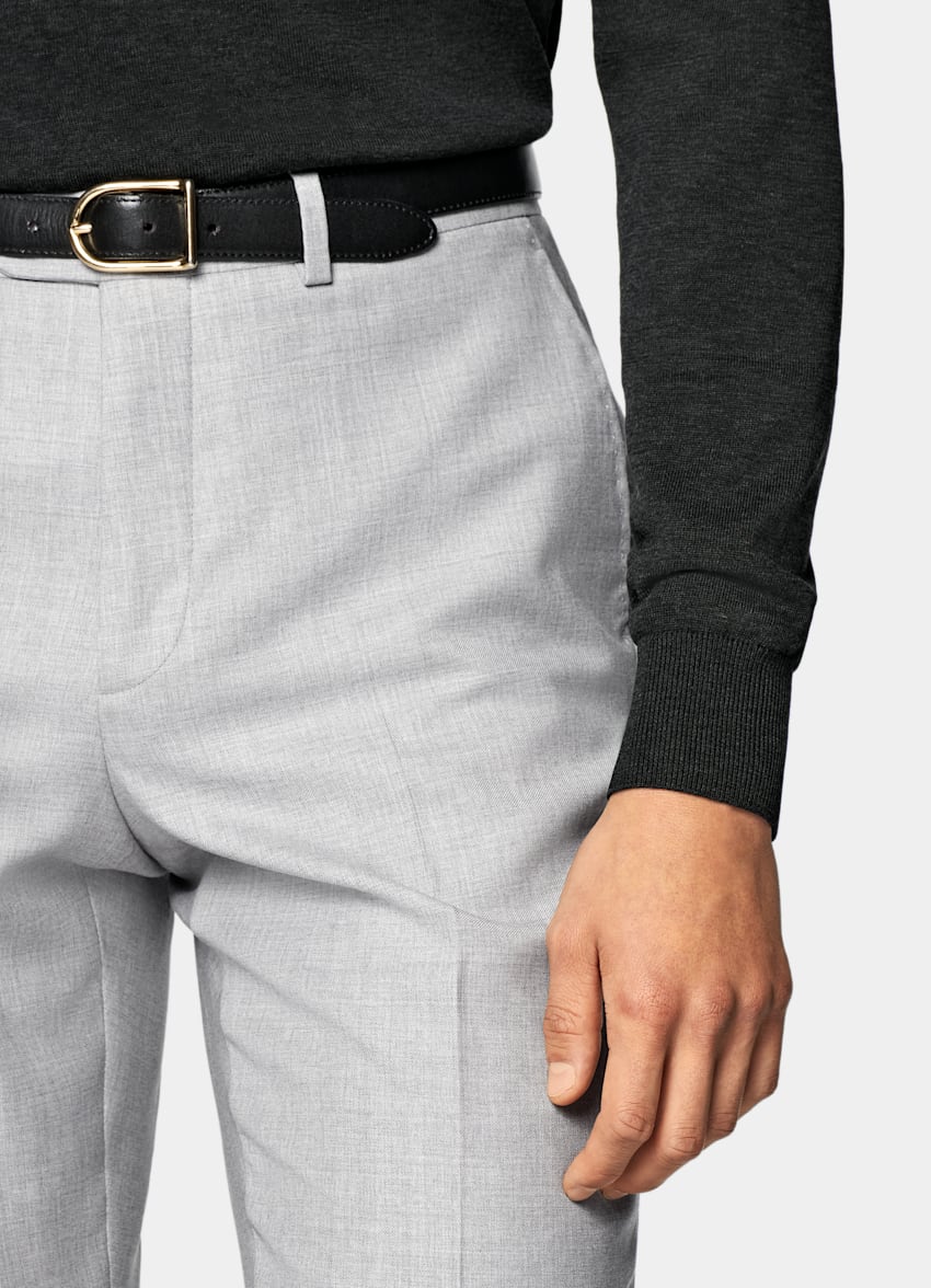 Light Grey Perennial Tailored Fit Havana Suit