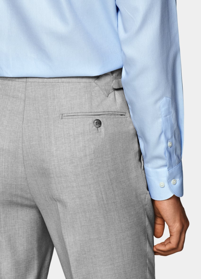 Light Blue Royal Oxford Slim Fit Shirt
