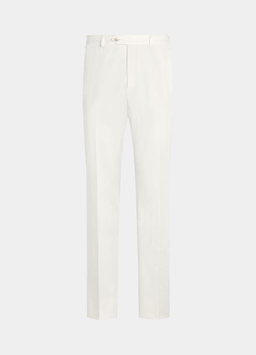 Off-White Straight Leg Pants