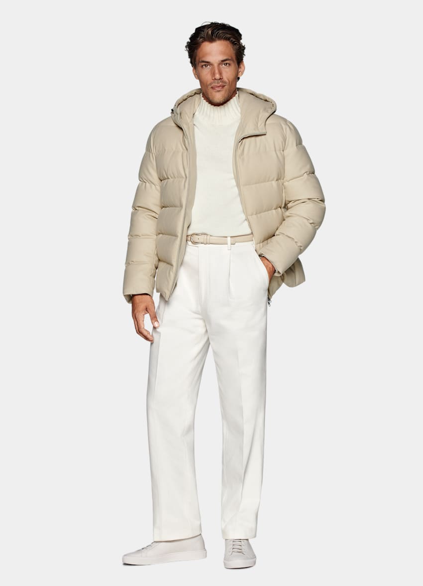 Light Brown Down Jacket