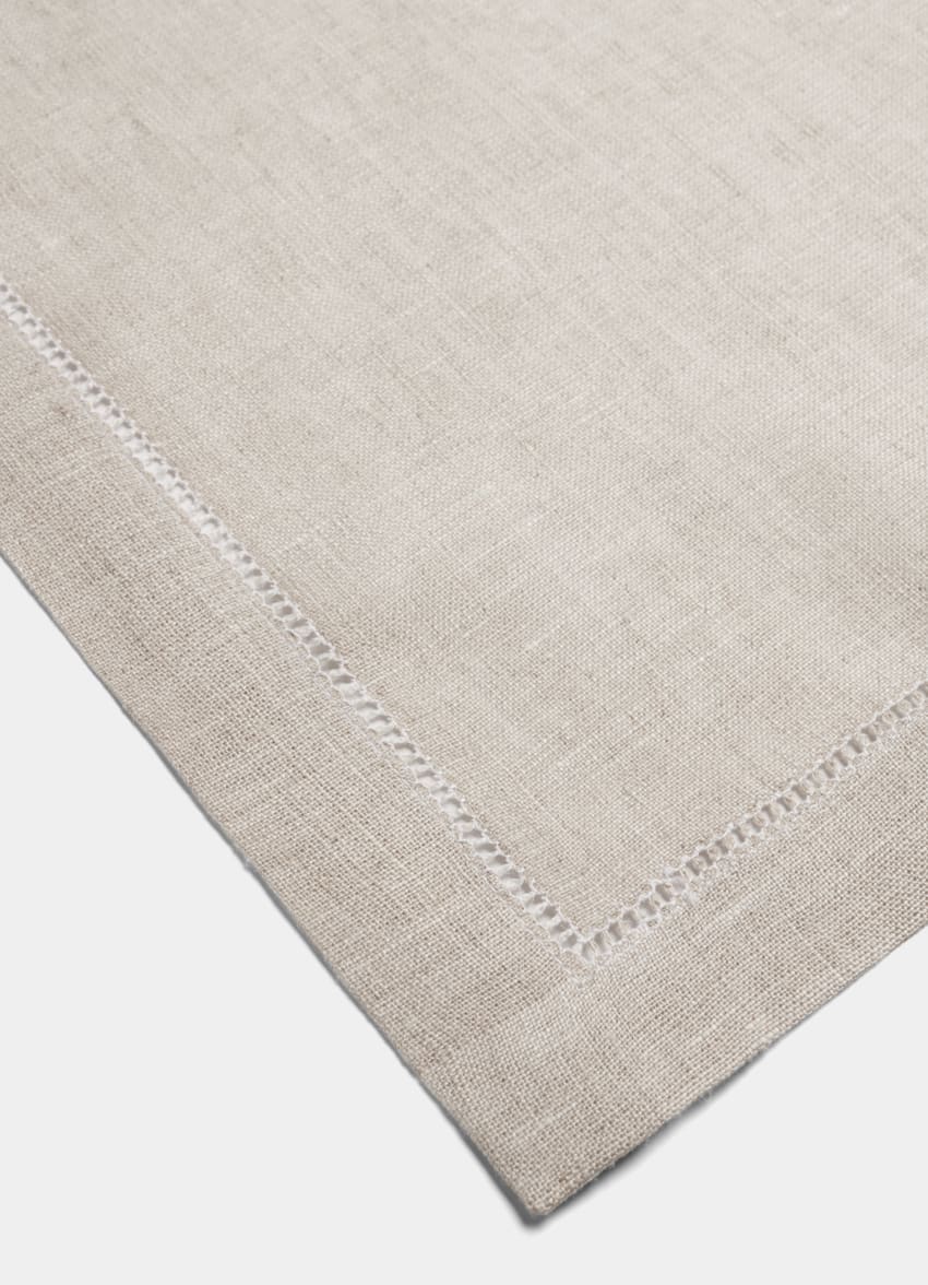 Light Brown Pocket Square