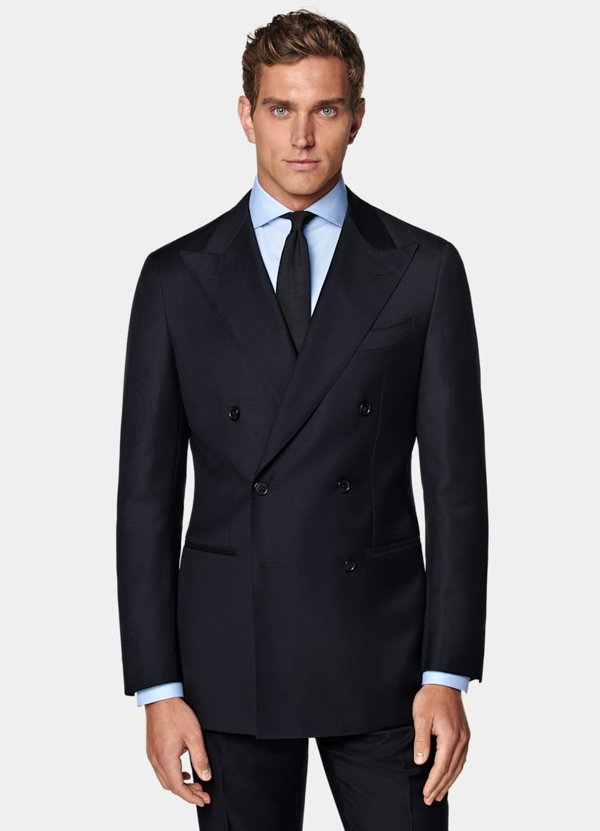 Navy Tailored Fit Havana Suit