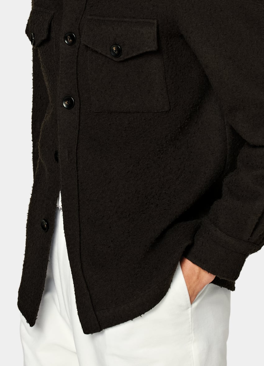 Dark Brown William Shirt-Jacket