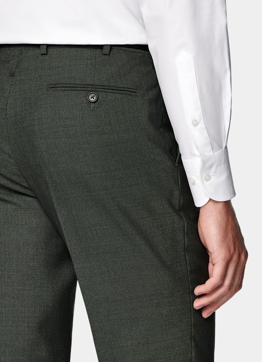Dark Green Perennial Tailored Fit Havana Suit