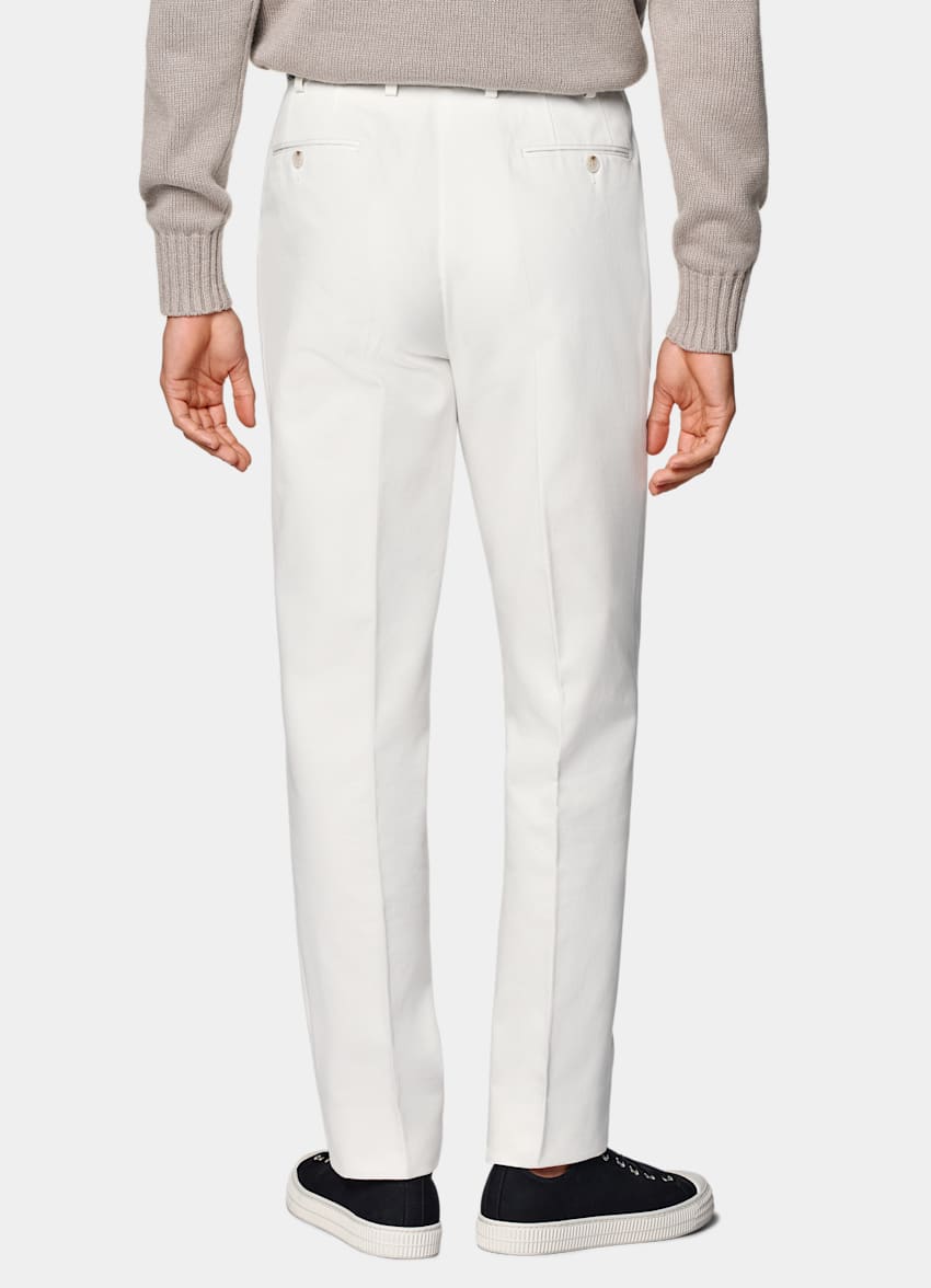 Off-White Wide Leg Tapered Pants