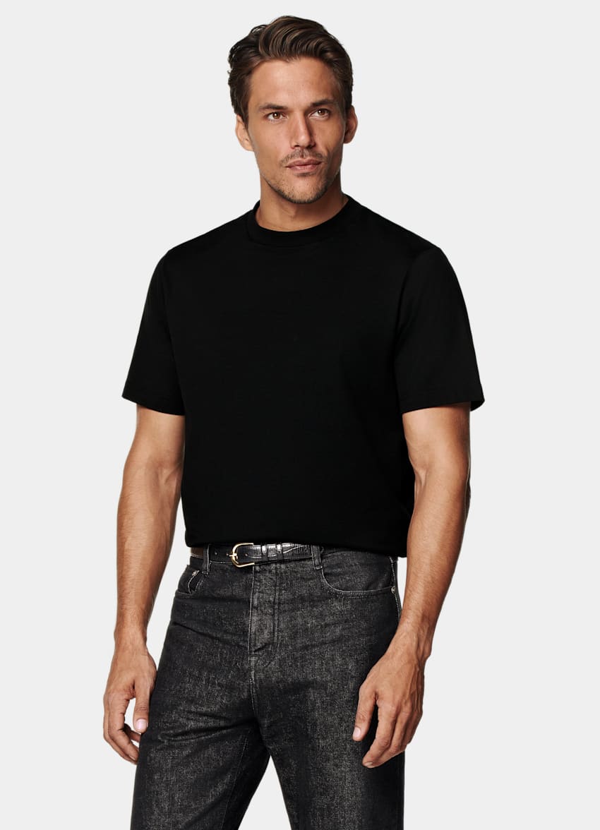 Black Crewneck T-Shirt