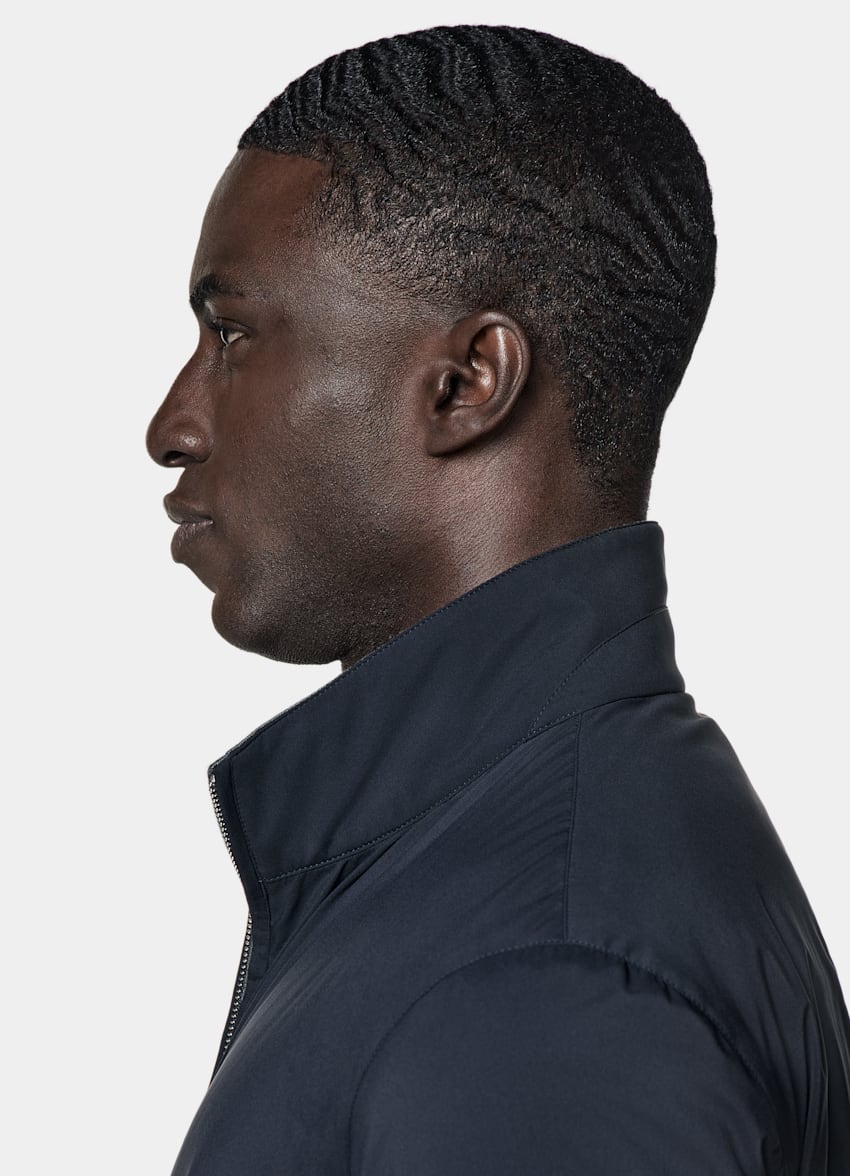 Navy Reversible Bomber Jacket