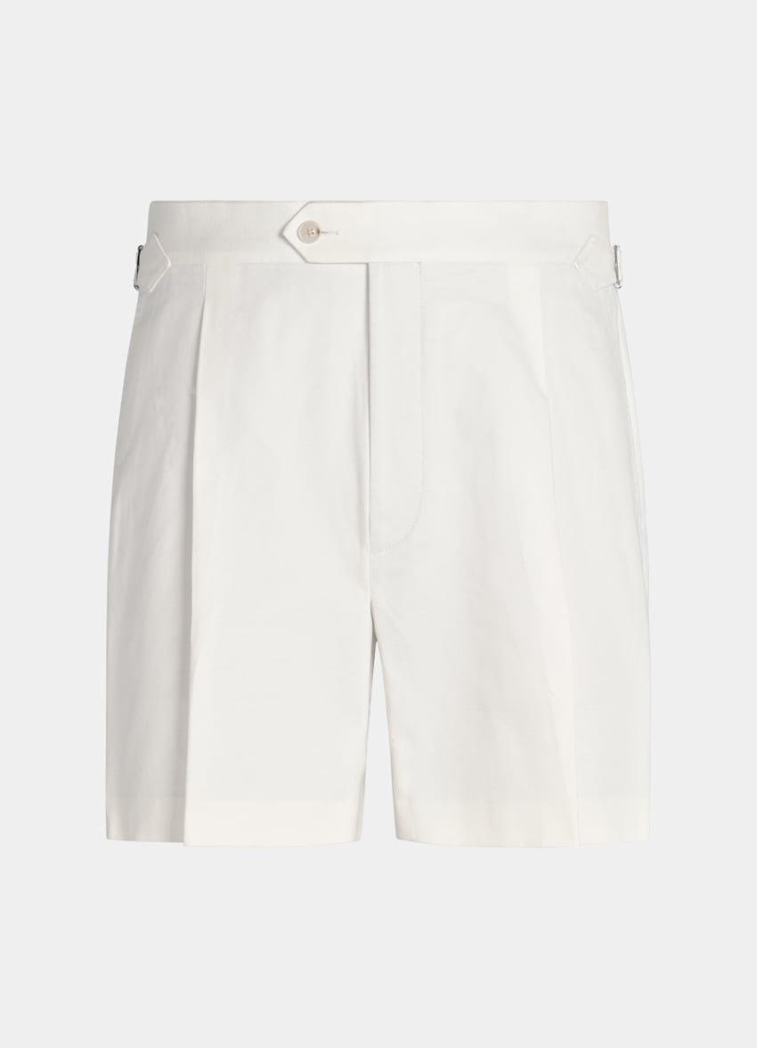 Off-White Straight Leg Shorts