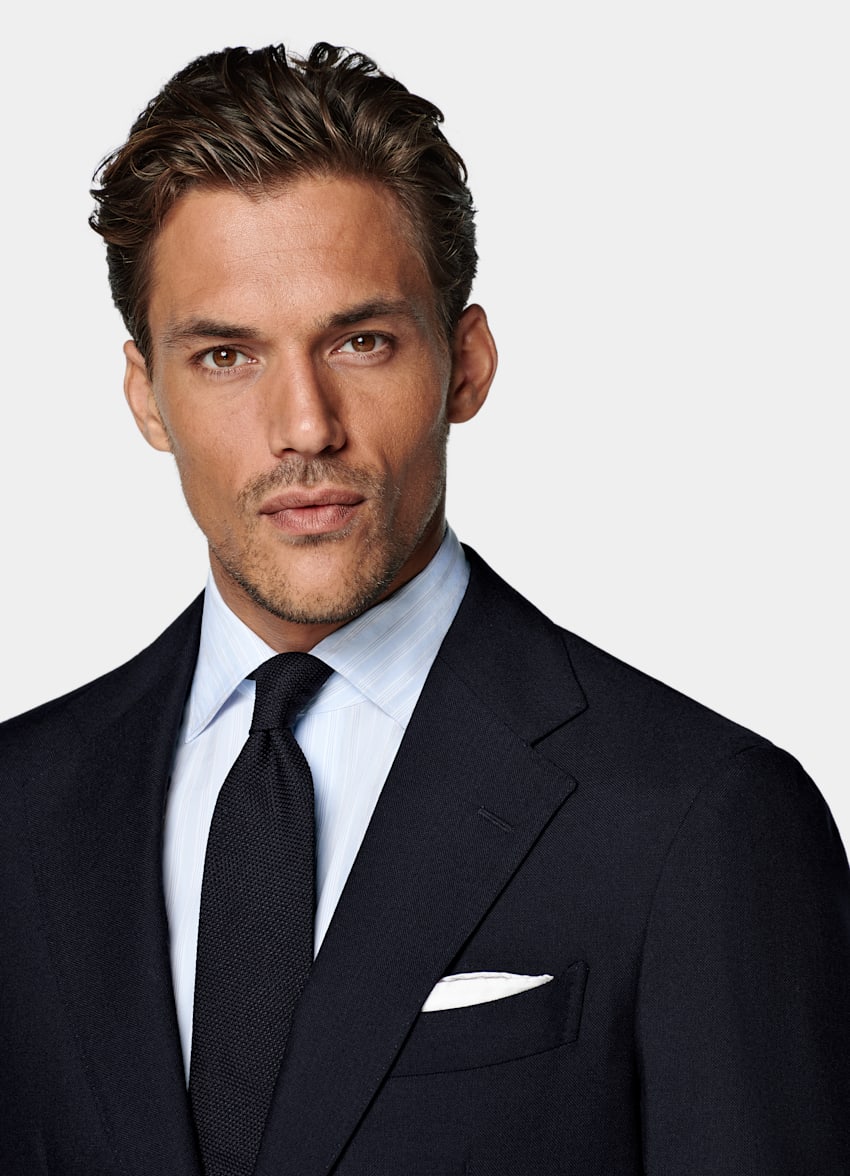 Navy Tailored Fit Havana Suit