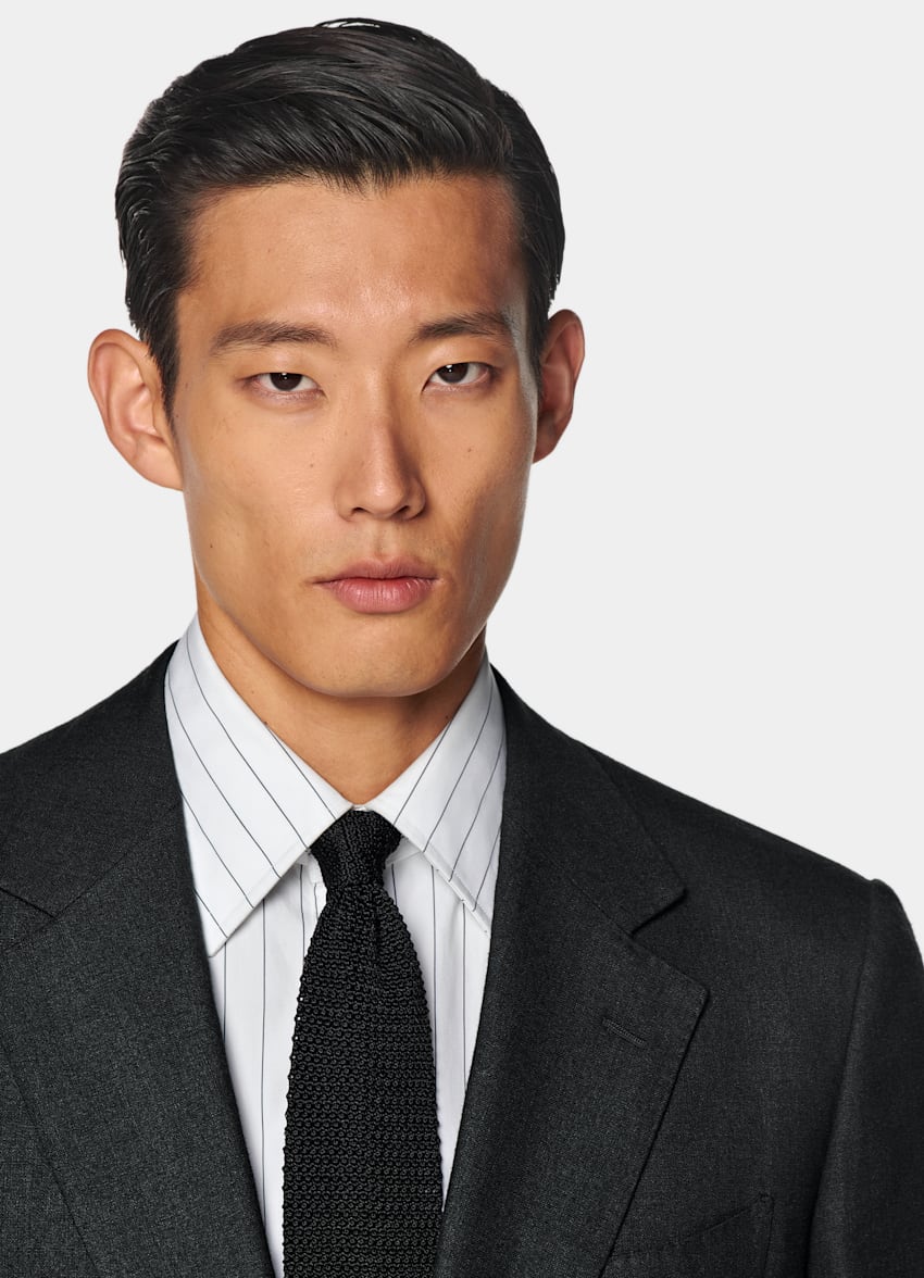 Black Tailored Fit Milano Suit