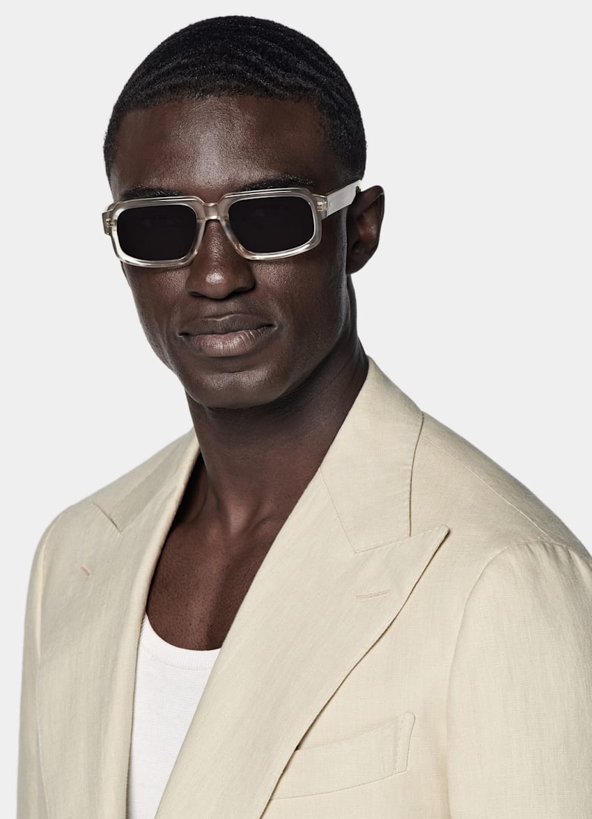 Sand Tailored Fit Havana Suit