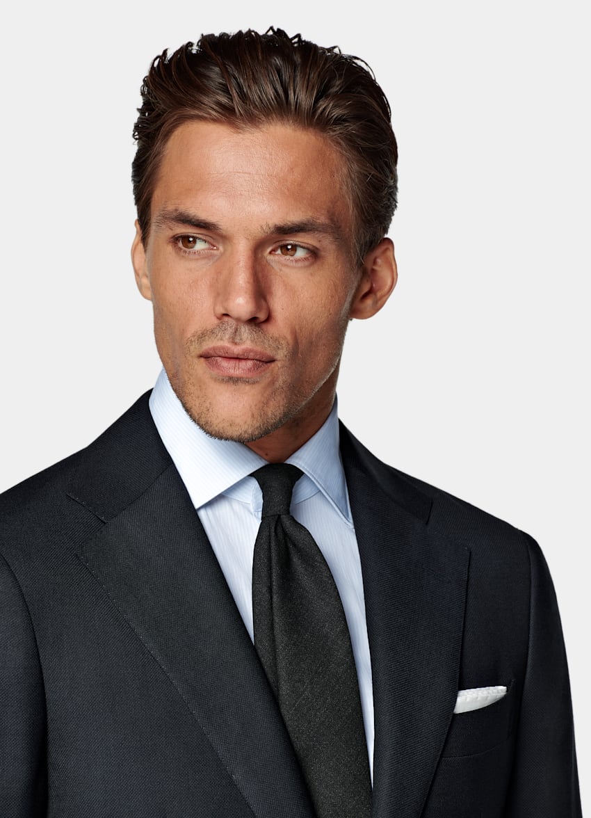 Navy Tailored Fit Havana Suit