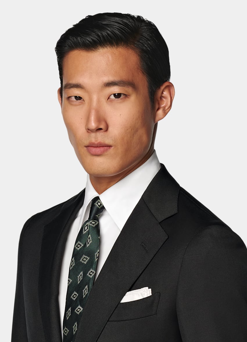 Black Perennial Tailored Fit Havana Suit