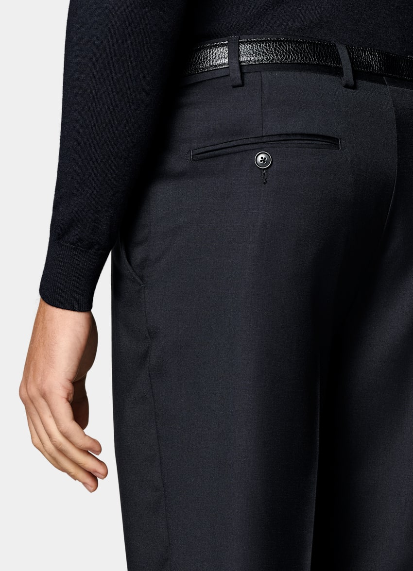 Navy Tailored Fit Havana Suit