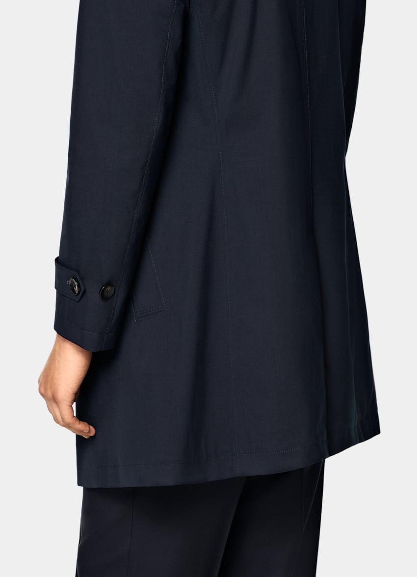 Navy Raincoat