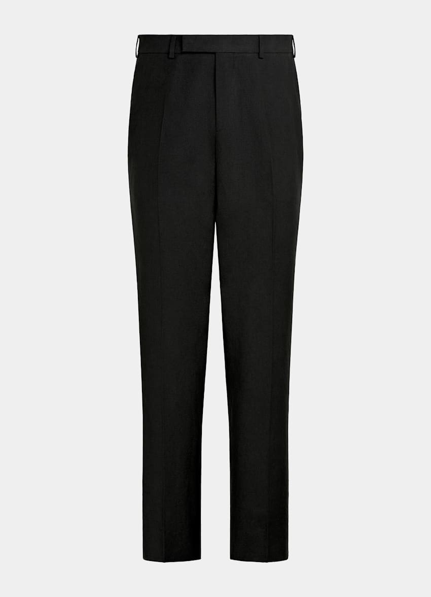 Black Relaxed Fit Roma Suit