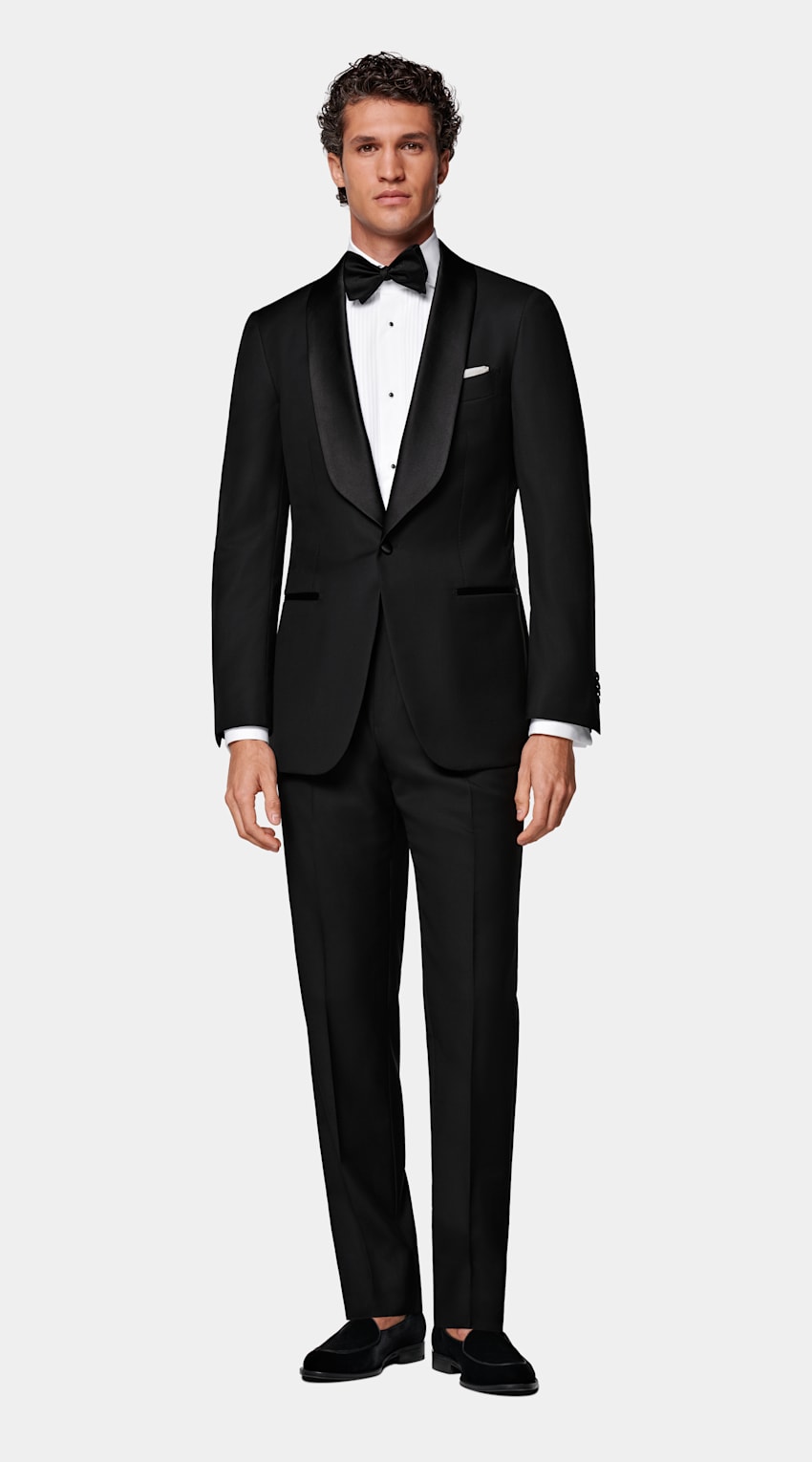 Black Tailored Fit Havana Tuxedo