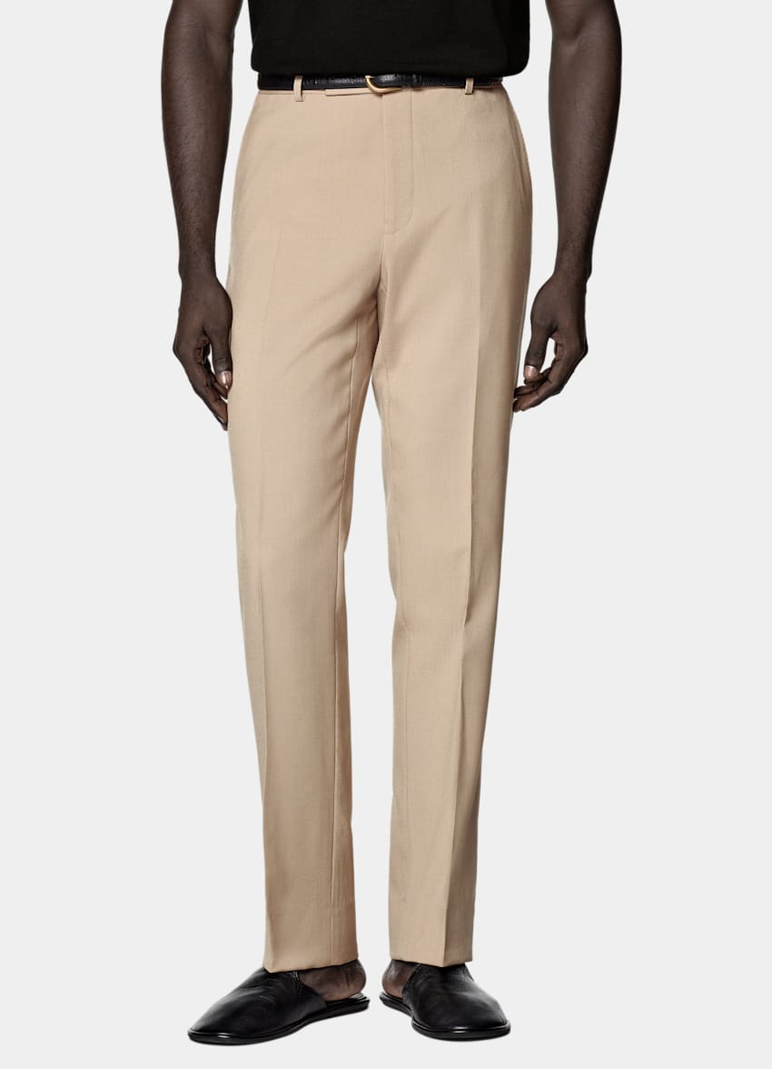 Mid Brown Tailored Fit Milano Suit