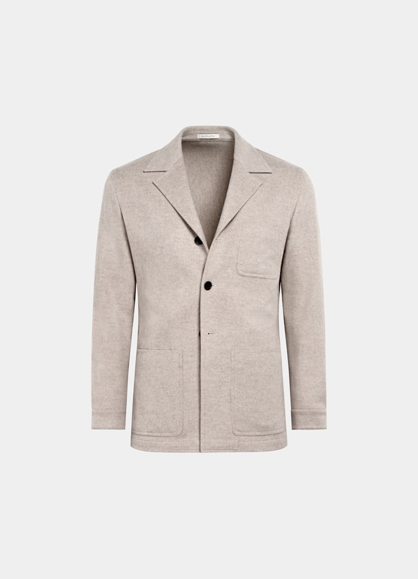 Sand Relaxed Fit Shirt-Jacket