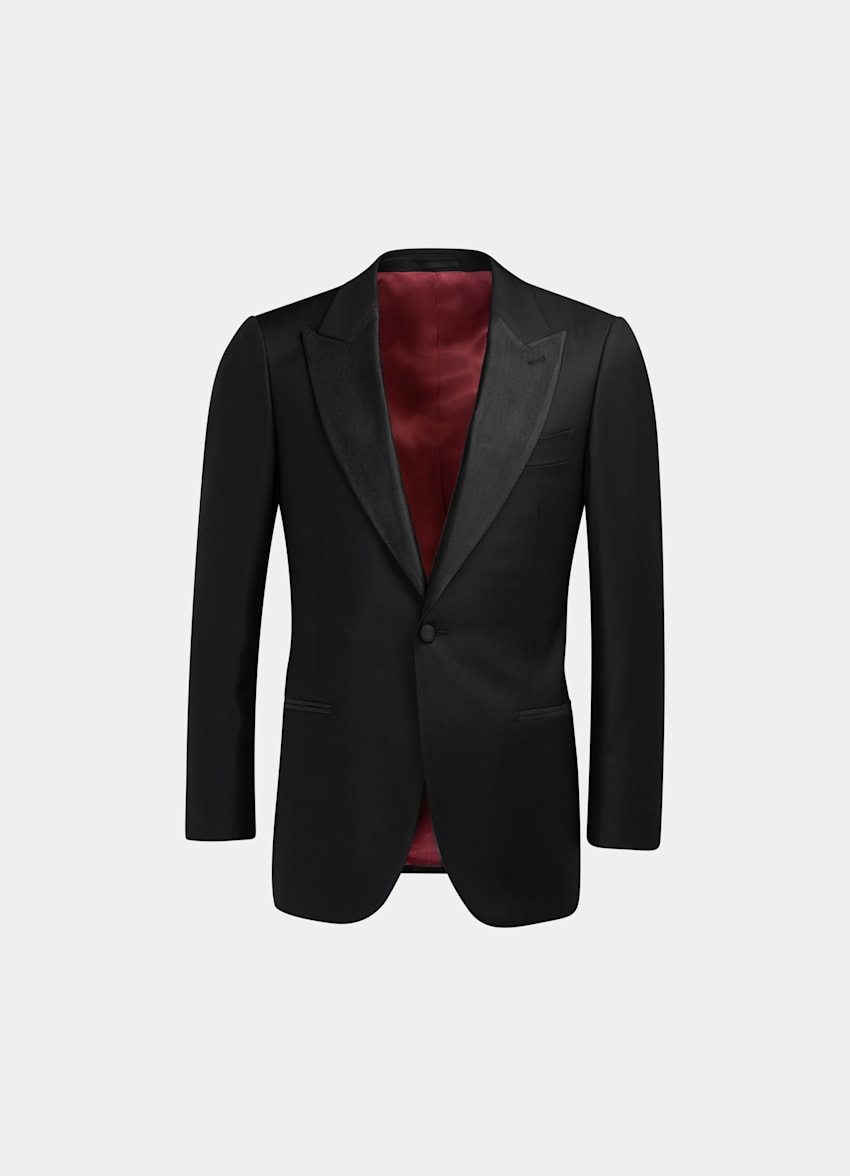 Navy Tailored Fit Lazio Dinner Jacket