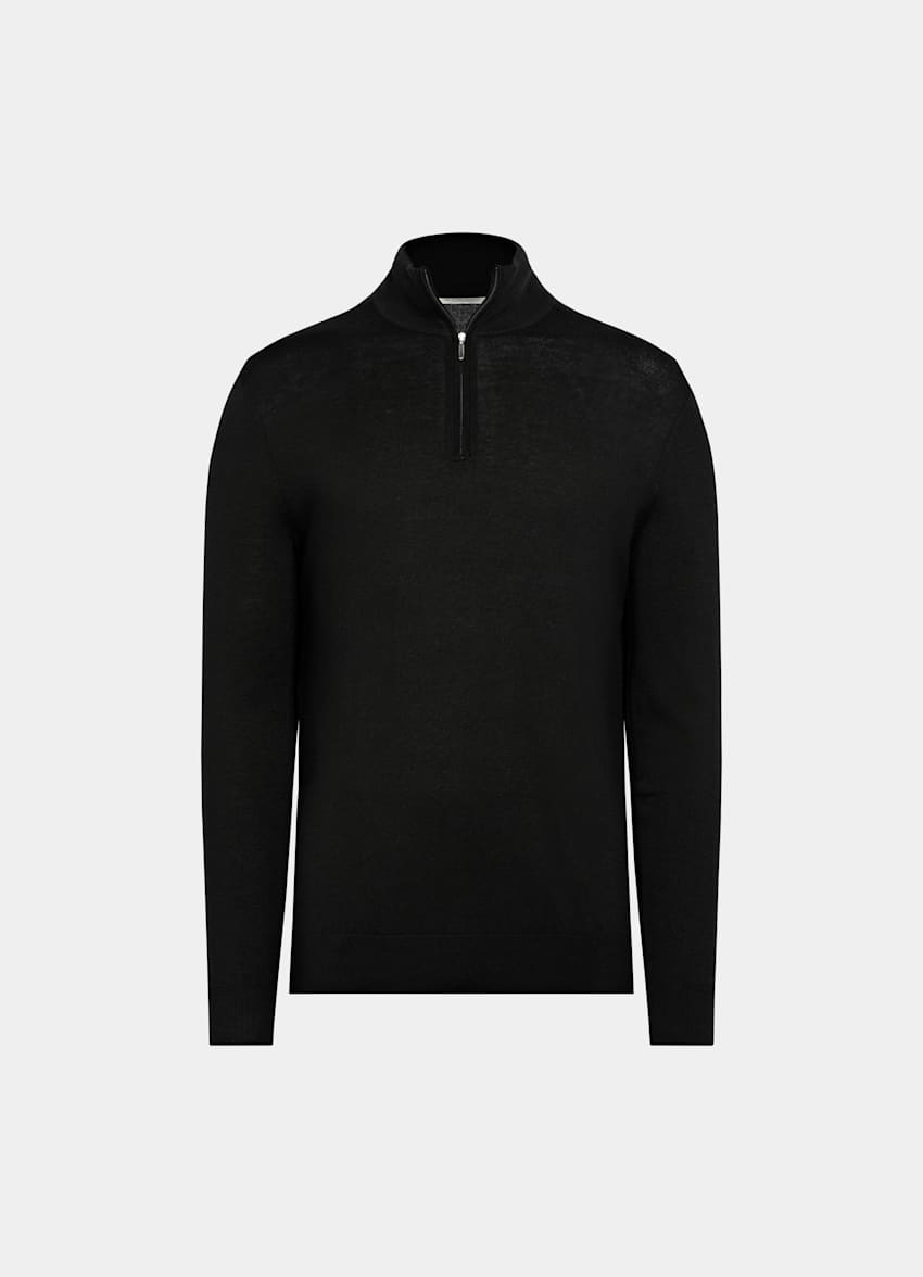 Black Half Zip