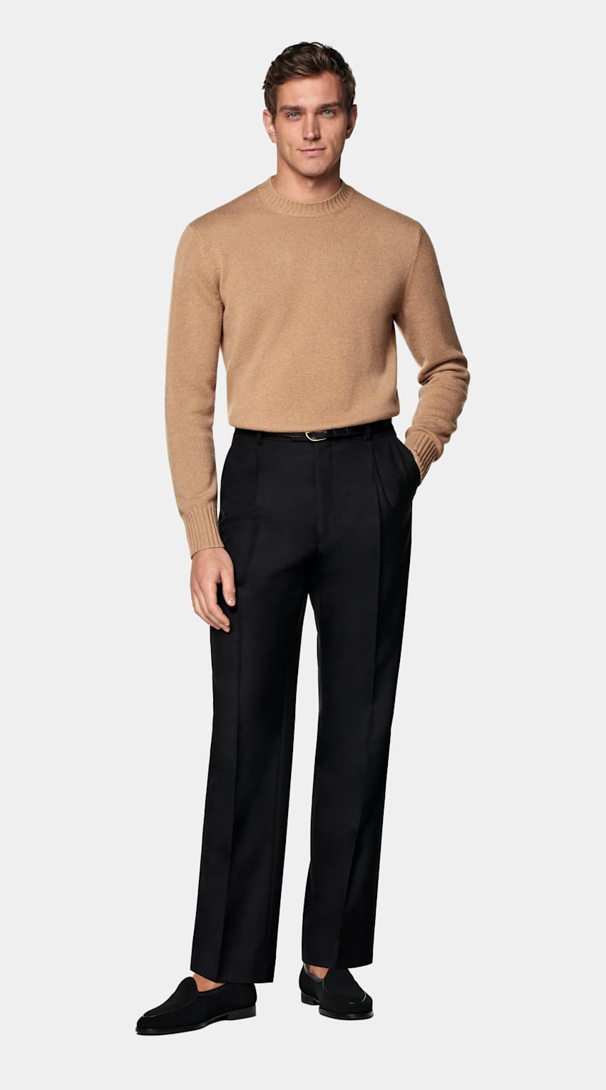 Mid Brown Crewneck