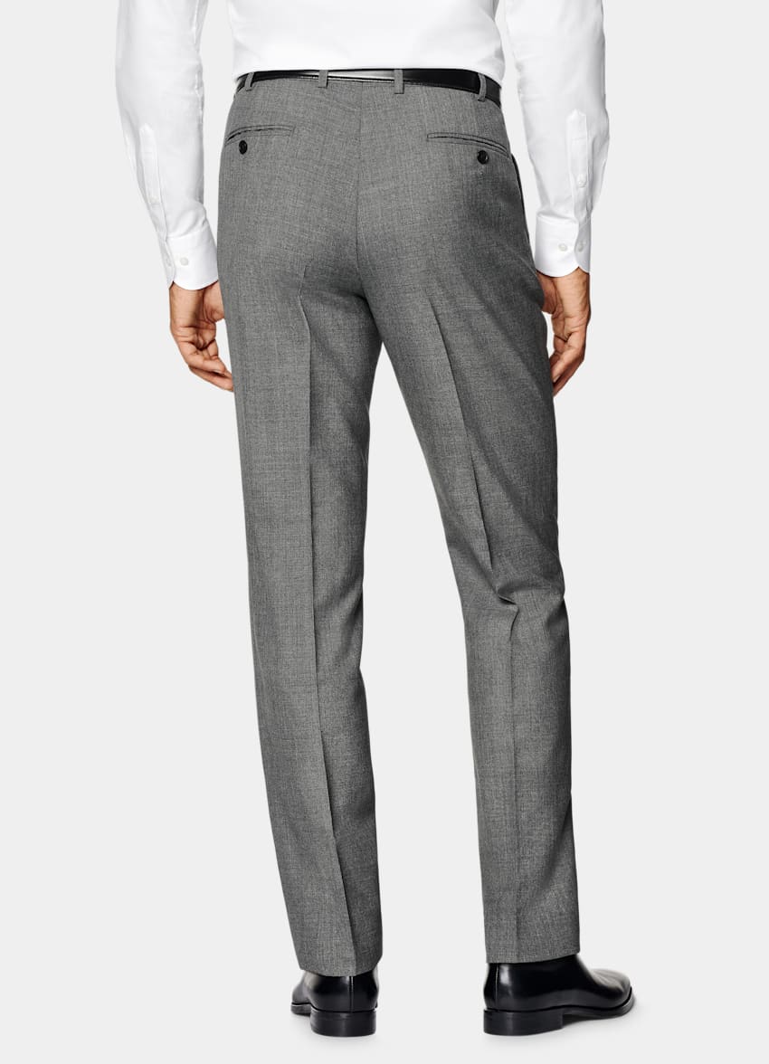 Mid Grey Perennial Tailored Fit Lazio Suit