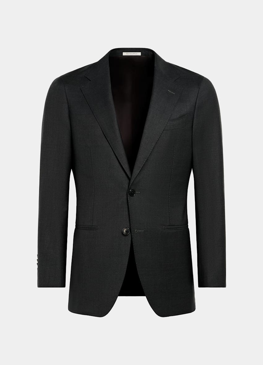 Dark Grey Tailored Fit Havana Suit
