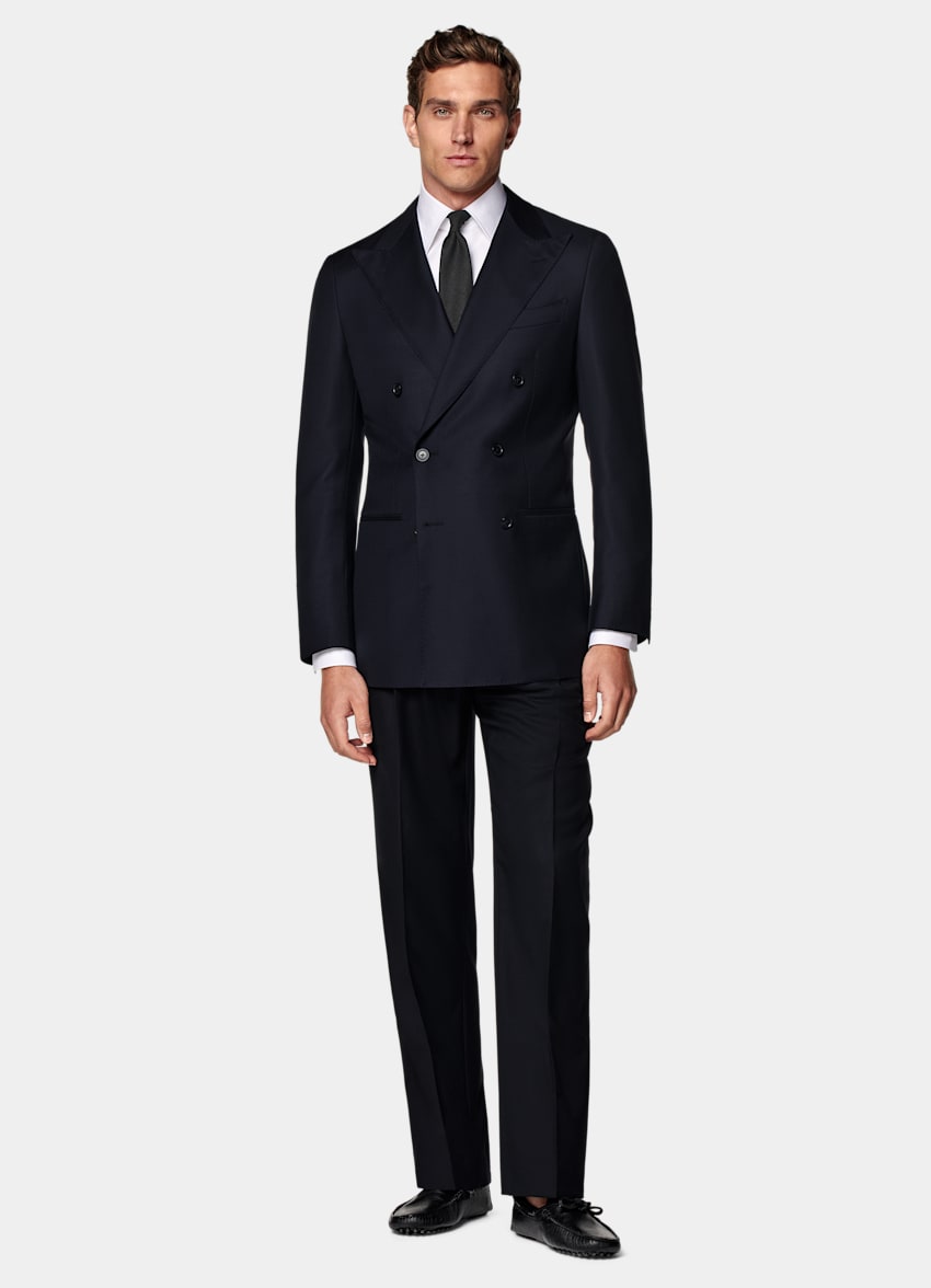 Navy Tailored Fit Havana Suit