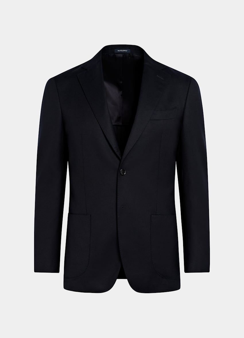 Navy Tailored Fit Havana Suit Jacket