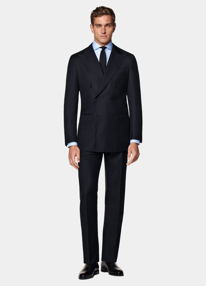 Navy Tailored Fit Havana Suit