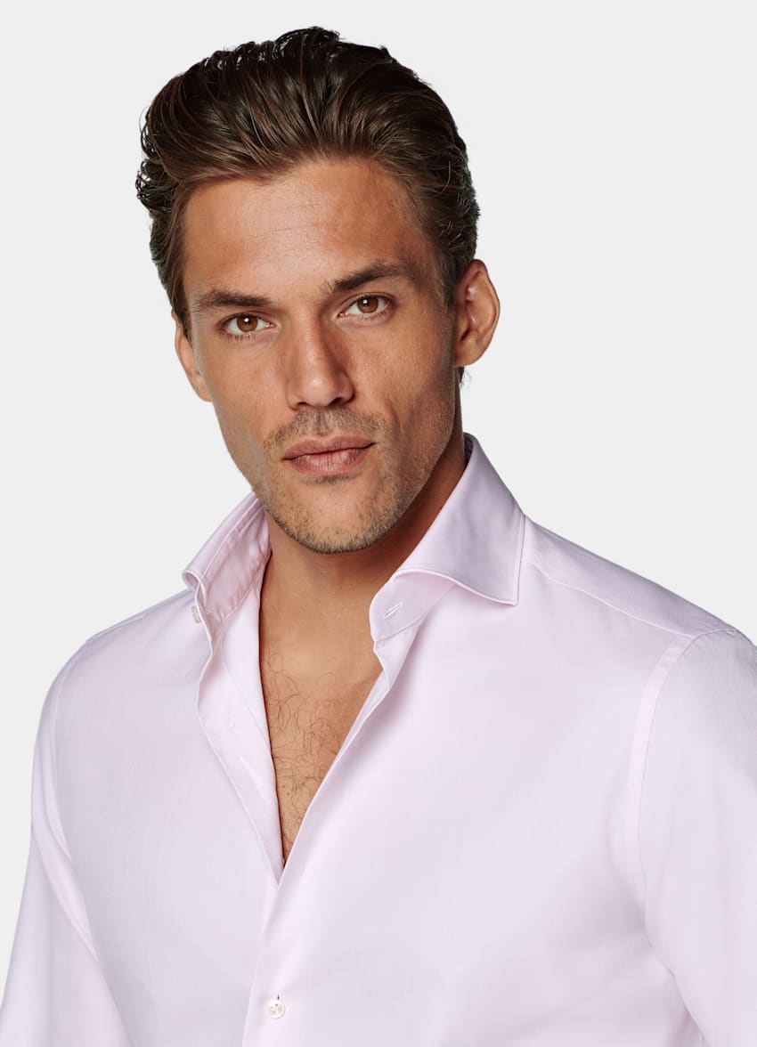 Pink Royal Oxford Slim Fit Shirt