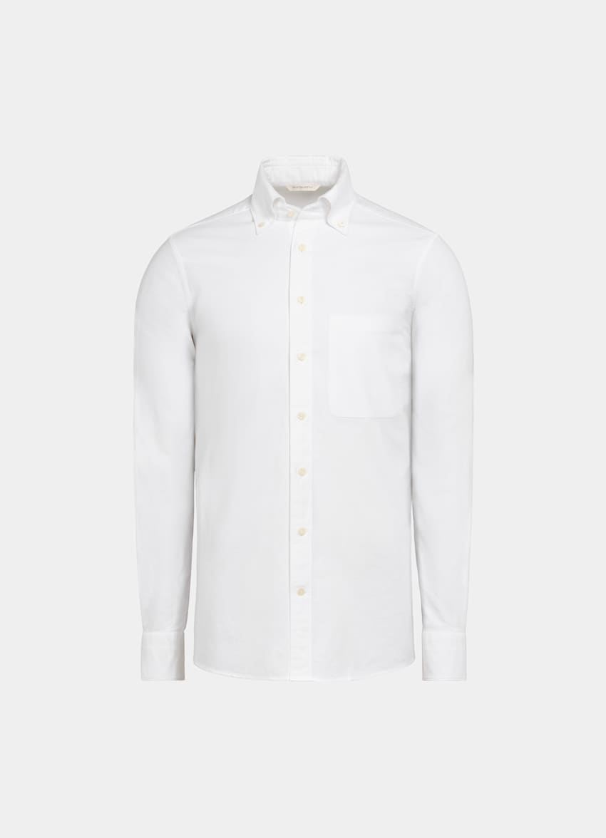 White Oxford Slim Fit Shirt