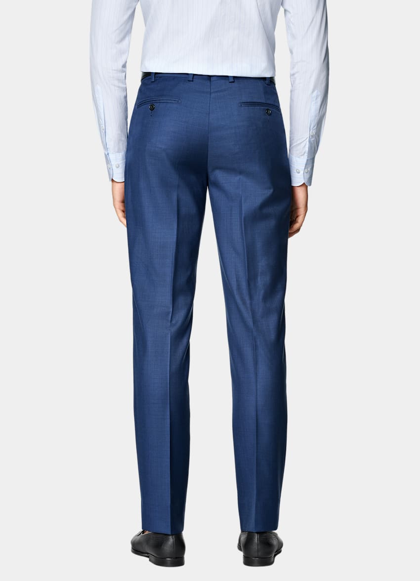 Mid Blue Tailored Fit Havana Suit