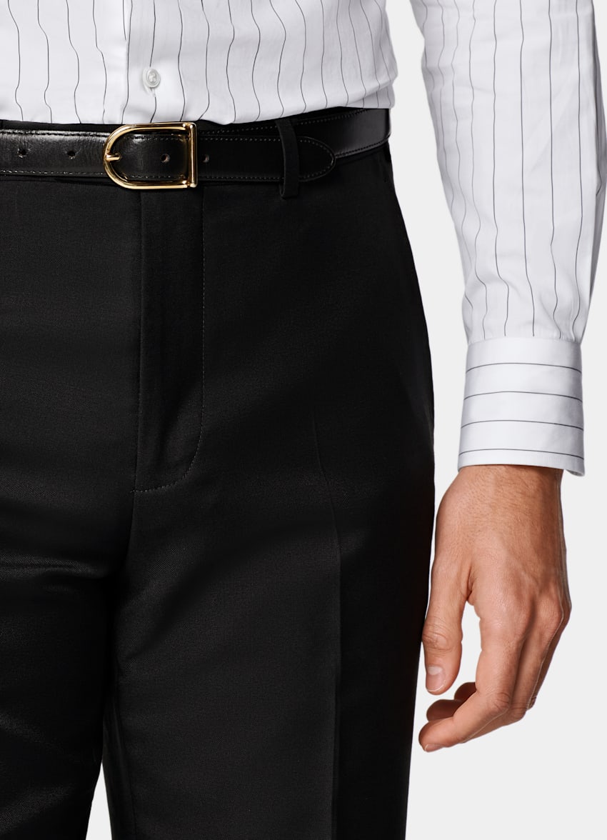 Black Tailored Fit Havana Suit