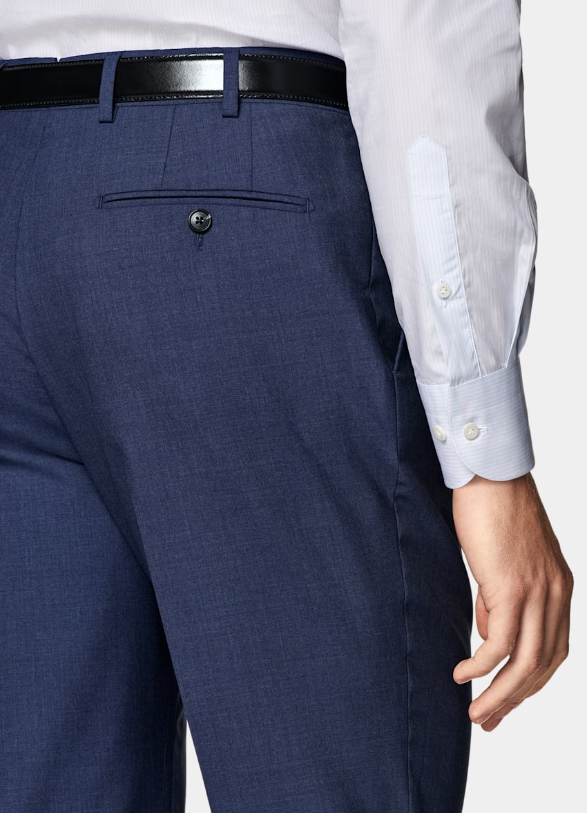 Mid Blue Custom Made Suit