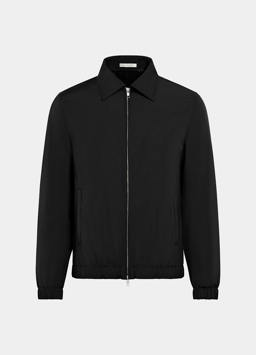 Black Bomber Jacket