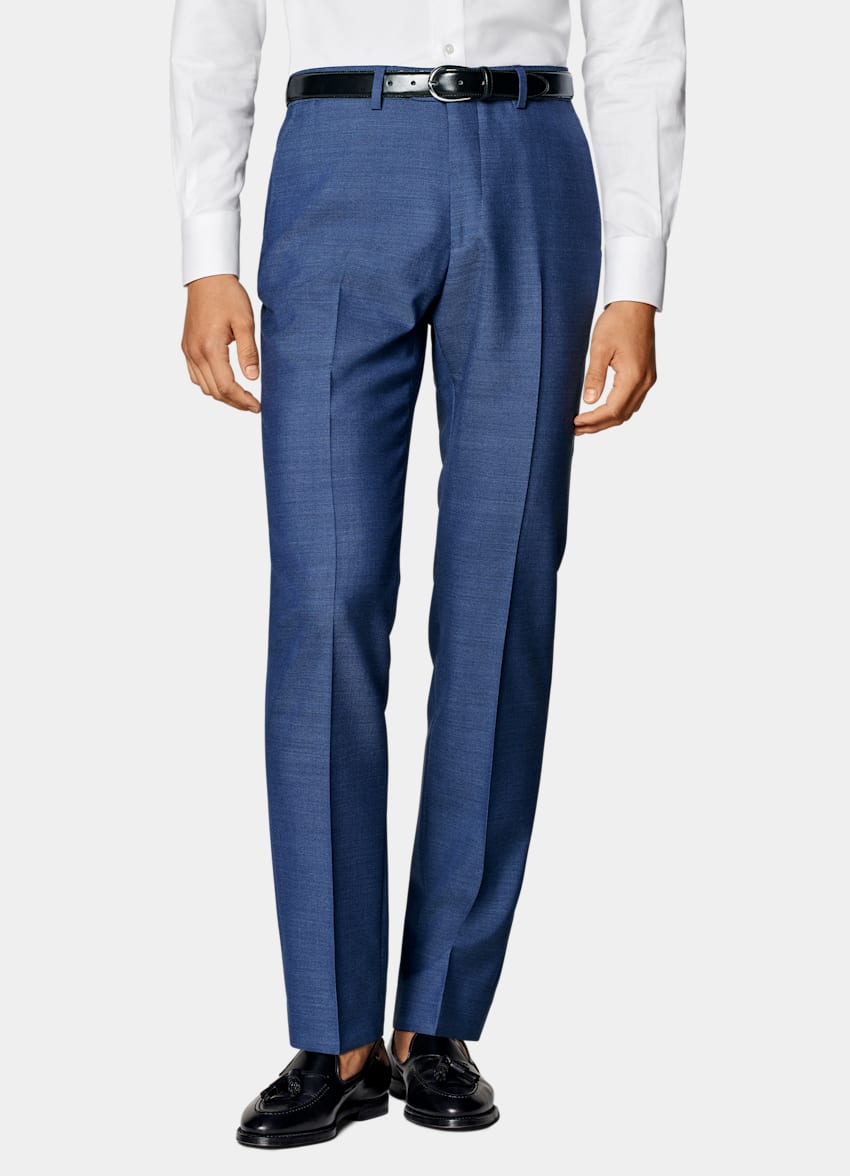 Mid Blue Perennial Tailored Fit Havana Suit