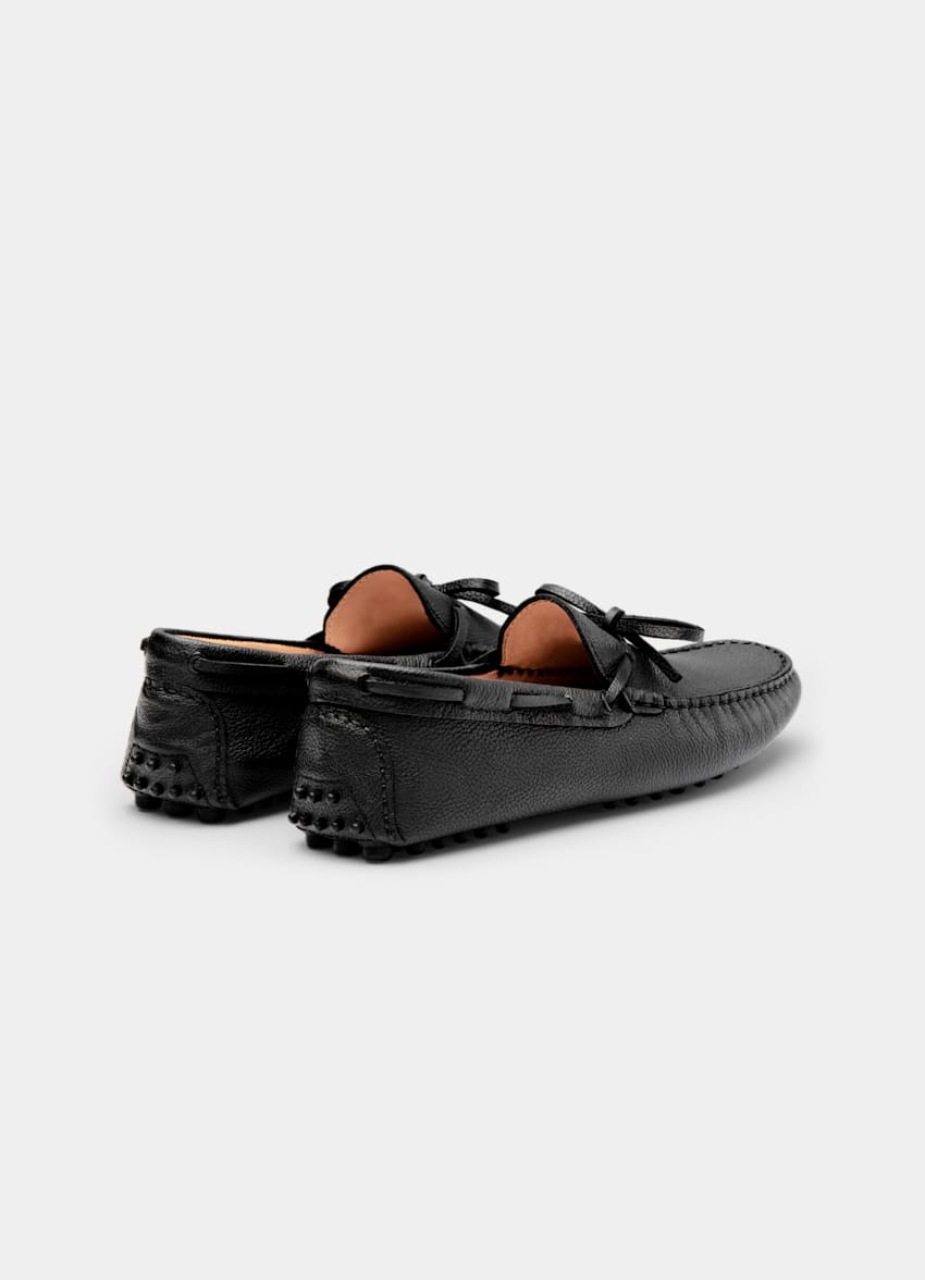 Black Driving Moccasins