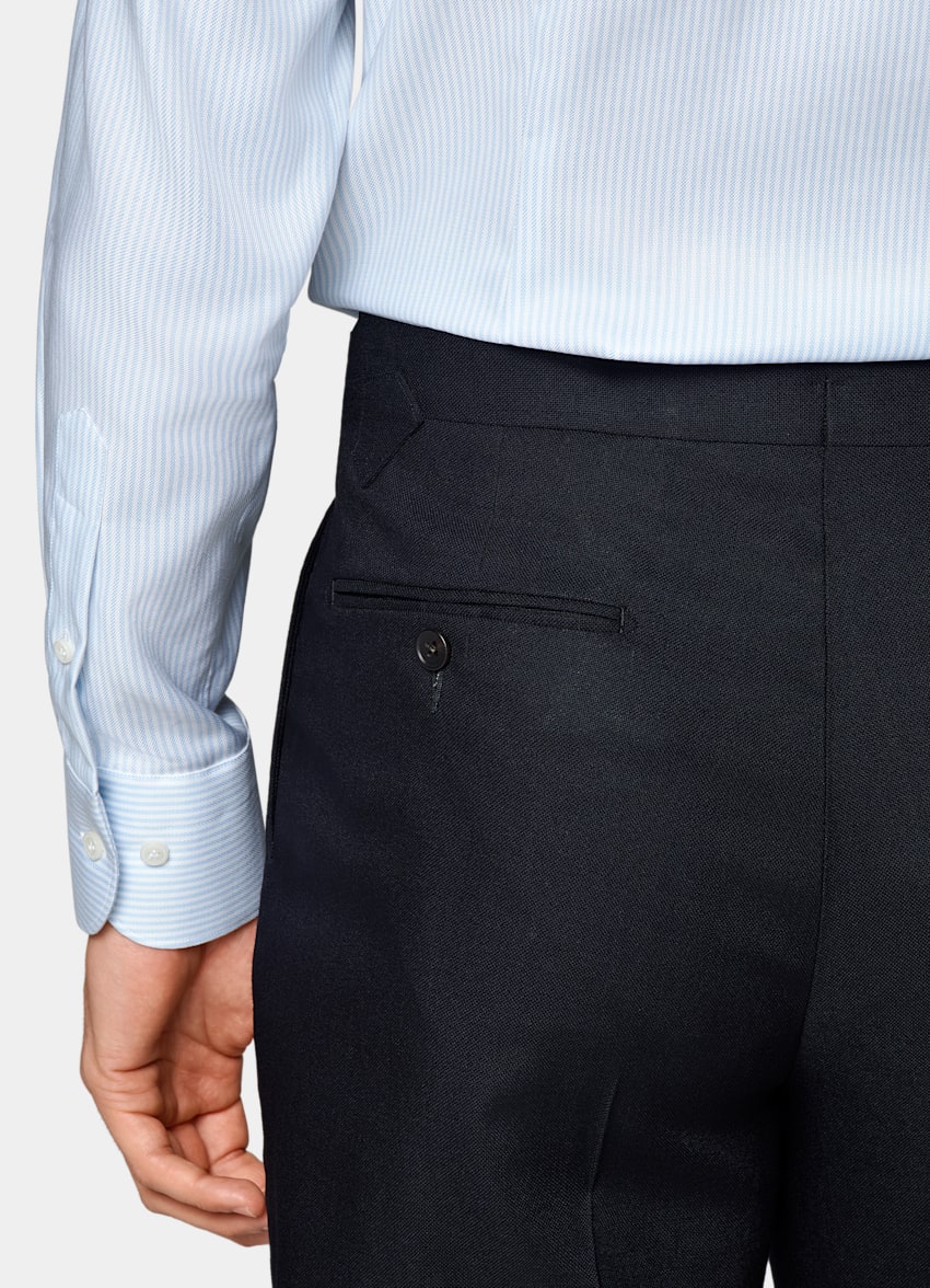 Light Blue Striped Oxford Extra Slim Fit Shirt