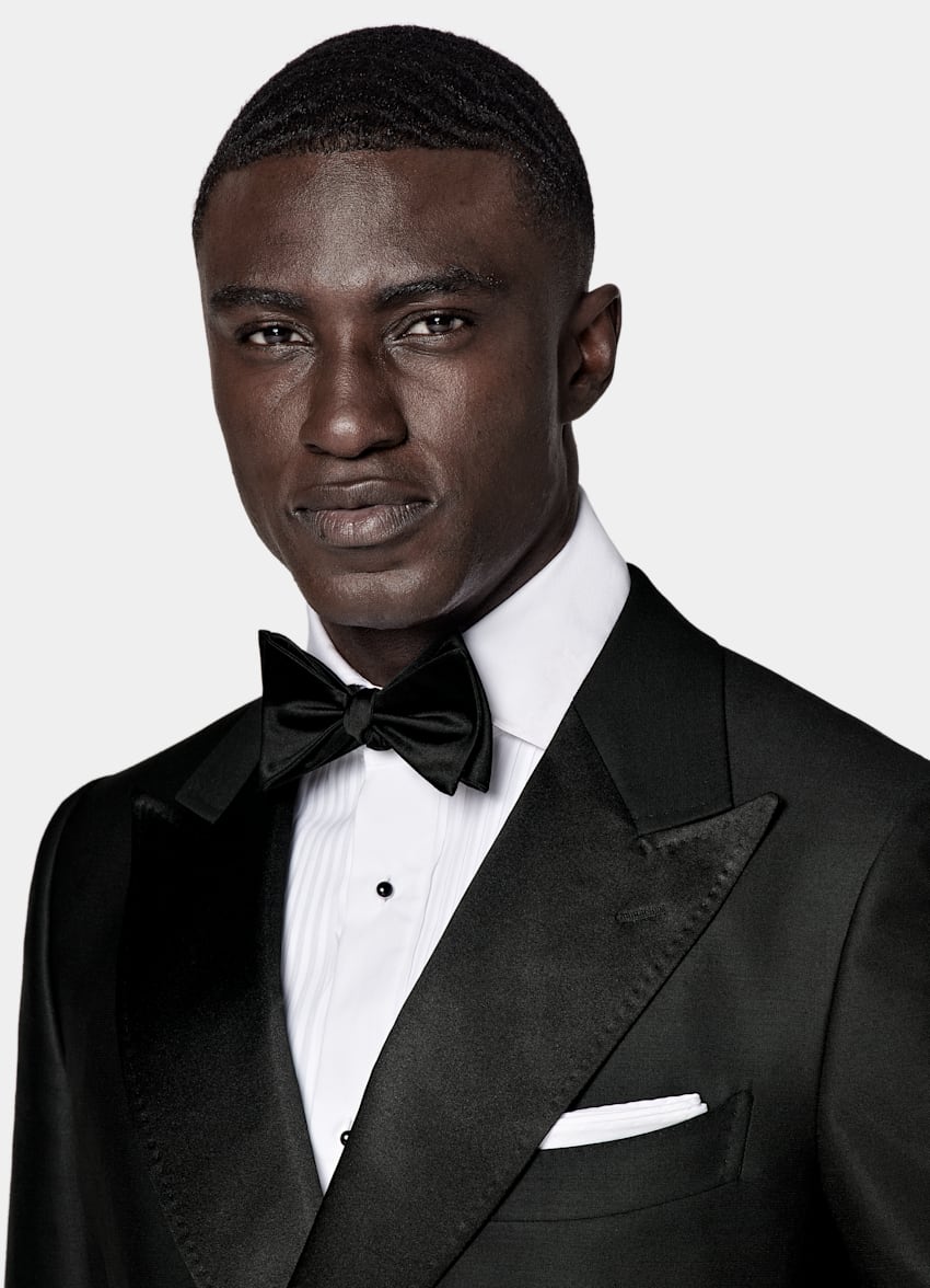 Black Tailored Fit Milano Tuxedo