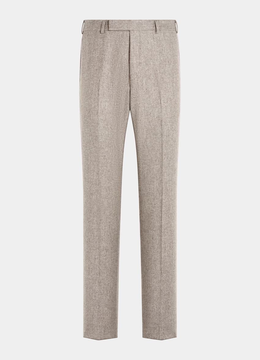 Taupe Straight Leg Pants